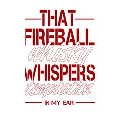 Fireball Whiskey Shirt Solid Letters 2016 Shower Curtain 48  X 72  (small)  by crcustomgifts
