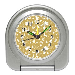 Christmas Pattern Travel Alarm Clock
