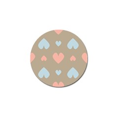 Hearts Heart Love Romantic Brown Golf Ball Marker (4 Pack)