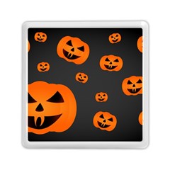 Halloween Pumpkin Autumn Fall Memory Card Reader (square)