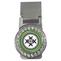 Official Logo Kekistan Circle Green And Black Money Clips (cz)  by snek