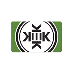 Official Logo Kekistan Circle Green And Black Magnet (name Card) by snek