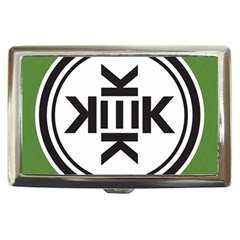 Official Logo Kekistan Circle Green And Black Cigarette Money Case by snek