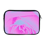 Perfect Hot Pink And Light Blue Rose Detail Apple MacBook Pro 17  Zipper Case