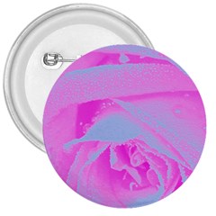 Perfect Hot Pink And Light Blue Rose Detail 3  Buttons by myrubiogarden
