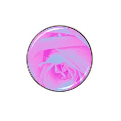 Perfect Hot Pink And Light Blue Rose Detail Hat Clip Ball Marker (10 Pack) by myrubiogarden