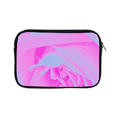 Perfect Hot Pink And Light Blue Rose Detail Apple Ipad Mini Zipper Cases by myrubiogarden