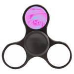 Perfect Hot Pink And Light Blue Rose Detail Finger Spinner