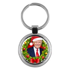 Trump Wraith Make Christmas Trump Only Sticker Trump Wrait Pattern13k Red Only Key Chains (round)  by snek