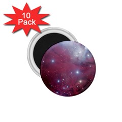 Christmas Tree Cluster Red Stars Nebula Constellation Astronomy 1 75  Magnets (10 Pack) 