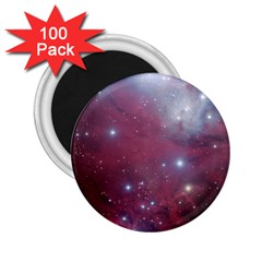 Christmas Tree Cluster Red Stars Nebula Constellation Astronomy 2 25  Magnets (100 Pack) 