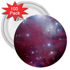 Christmas Tree Cluster Red Stars Nebula Constellation Astronomy 3  Buttons (100 Pack) 