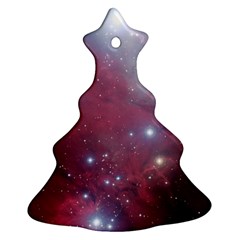 Christmas Tree Cluster Red Stars Nebula Constellation Astronomy Ornament (christmas Tree)  by genx