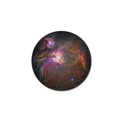 Orion Nebula Star Formation Orange Pink Brown Pastel Constellation Astronomy Golf Ball Marker (10 Pack)