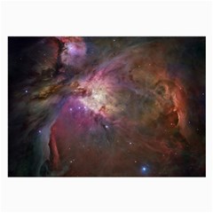 Orion Nebula Star Formation Orange Pink Brown Pastel Constellation Astronomy Large Glasses Cloth by genx