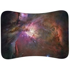 Orion Nebula Star Formation Orange Pink Brown Pastel Constellation Astronomy Velour Seat Head Rest Cushion