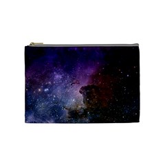 Carina Nebula Ngc 3372 The Grand Nebula Pink Purple And Blue With Shiny Stars Astronomy Cosmetic Bag (medium)