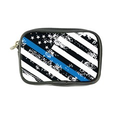 Usa Flag The Thin Blue Line I Back The Blue Usa Flag Grunge On White Background Coin Purse by snek