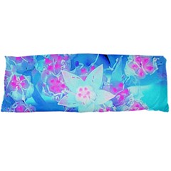 Blue And Hot Pink Succulent Underwater Sedum Body Pillow Case Dakimakura (two Sides) by myrubiogarden