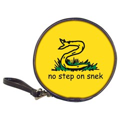 No Step On Snek Gadsden Flag Meme Parody Classic 20-cd Wallets by snek