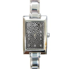 Water Bubble Photo Rectangle Italian Charm Watch by Mariart