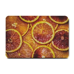 Blood Orange Fruit Citrus Fruits Small Doormat  by Wegoenart