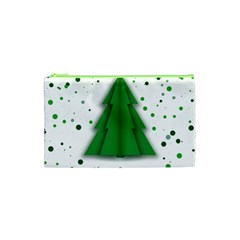 Fir Tree Christmas Christmas Tree Cosmetic Bag (xs) by Simbadda