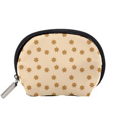 Pattern Gingerbread Star Accessory Pouch (small) by Simbadda