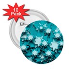 Stars Christmas Ice Decoration 2.25  Buttons (10 pack) 