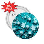 Stars Christmas Ice Decoration 2.25  Buttons (100 pack) 