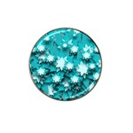 Stars Christmas Ice Decoration Hat Clip Ball Marker (4 pack)