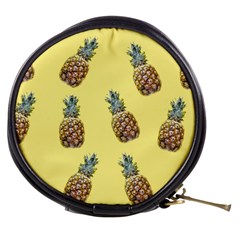 Pineapples Fruit Pattern Texture Mini Makeup Bag by Simbadda
