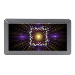 Fractal Rays Geometry Space Glow Memory Card Reader (mini) by Wegoenart