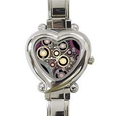 Art Retro Design Vintage Heart Italian Charm Watch