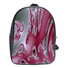 Fractal Gradient Colorful Infinity School Bag (large)