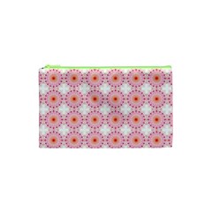 Make A Wish Banner Fractals Pink Cosmetic Bag (xs) by Wegoenart
