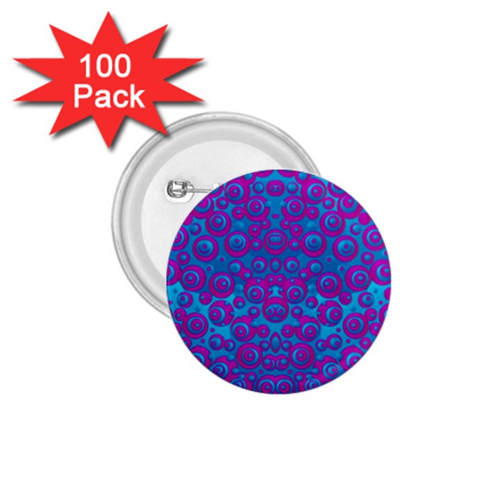 The Eyes Of Freedom In Polka Dot 1.75  Buttons (100 pack) 