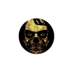 Angry Skull Monster Poster Golf Ball Marker by dflcprints