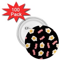 Bacon And Egg Pop Art Pattern 1 75  Buttons (100 Pack)  by Valentinaart