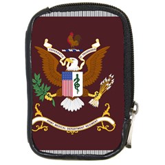 U S  Army Medical Department Regimental Flag Compact Camera Leather Case by abbeyz71