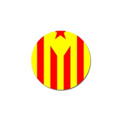 Red Estelada Catalan Independence Flag Golf Ball Marker (10 Pack) by abbeyz71