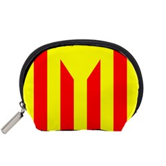 Red Estelada Catalan Independence Flag Accessory Pouch (small) by abbeyz71