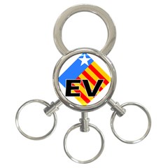 Logo Of Valencian Left Political Party 3-ring Key Chains by abbeyz71