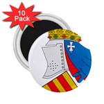 Flag Map of Valencia 2.25  Magnets (10 pack) 