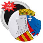 Flag Map of Valencia 3  Magnets (100 pack)