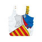 Flag Map of Valencia Full Print Recycle Bag (S)