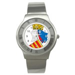 Community of Valencia Coat of Arms Stainless Steel Watch