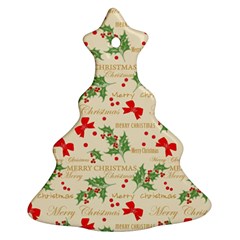 Christmas Paper Scrapbooking Christmas Tree Ornament (two Sides) by Pakrebo