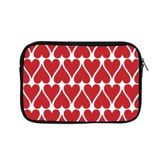 Hearts Pattern Seamless Red Love Apple Ipad Mini Zipper Cases by Pakrebo