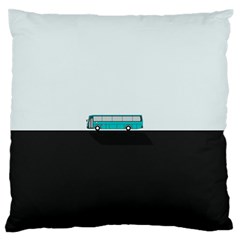 Bus Large Flano Cushion Case (one Side) by Valentinaart